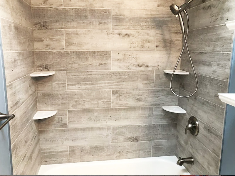 Rise Above builders - Modern Shower install Modern Shower