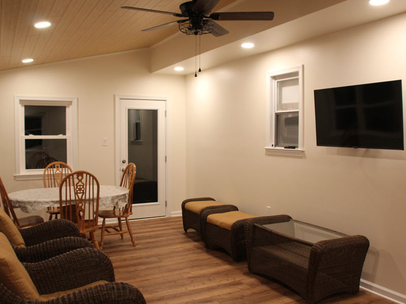 Sunroom Renovation Completion Sunroom completed